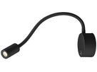 LED-Wandleuchte SLV DIO FLEX PL Switch 1.9W 82lm 3000K 45° Sockel Ø90mm schwarz