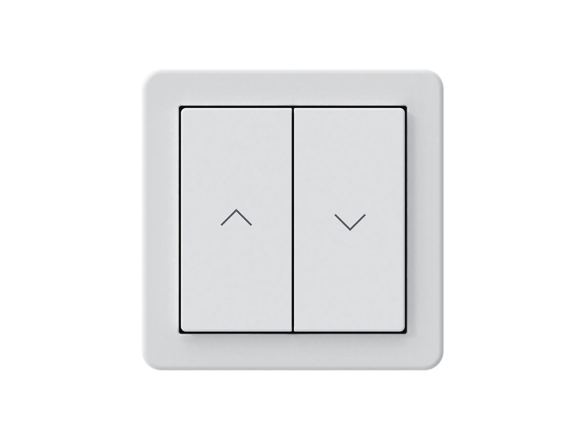 KNX-Storentaster Hager BA basico A 2-fach 58×58mm weiss