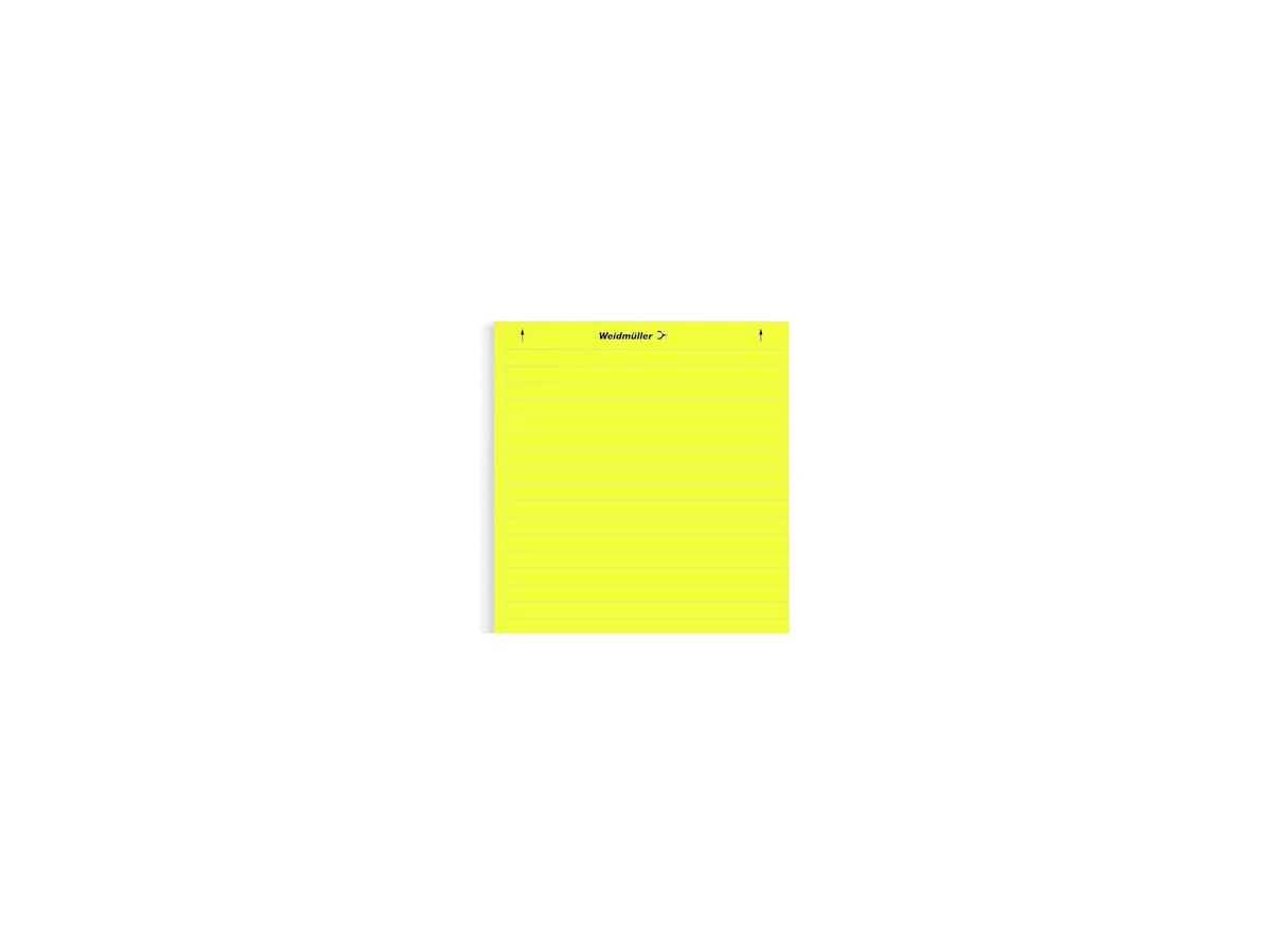 Gerätemarkier-Etikette Weidmüller LaserMark MT300 selbstklebend 202×12mm gelb