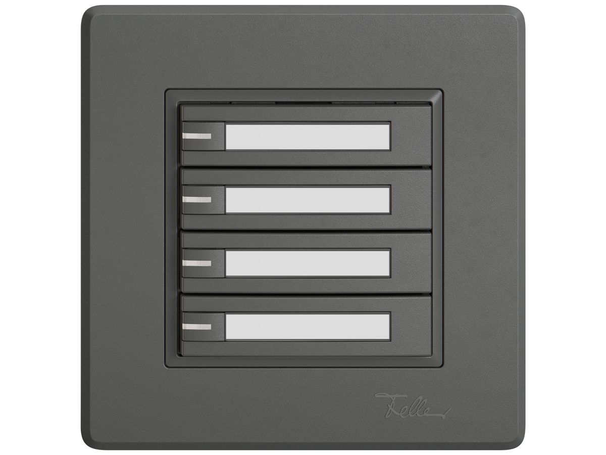 UP-Universaltaster EDIZIO.liv UNI SNAPFIX® 12…48V m.LED blau 4× 1-Tbed.Pap.dgu