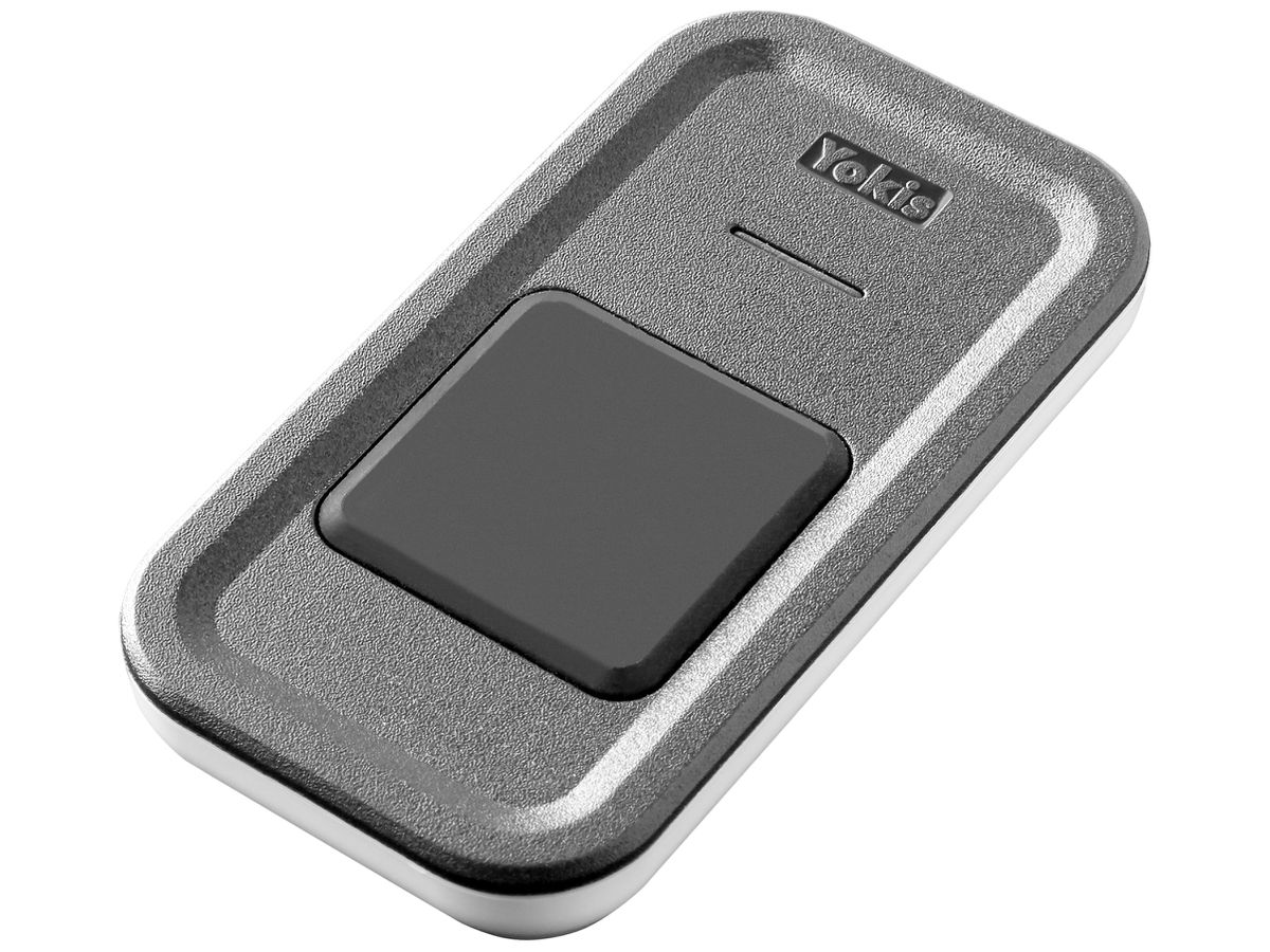 RF-Handsender YOKIS TLC1TP 1 Taste 2.4GHz grau