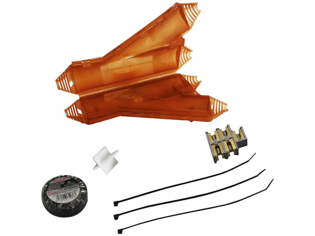 Verbindungsmuffe Raytech READY CAST Y6 mit Gel Ø8…20mm 5×6mm² IP68 or