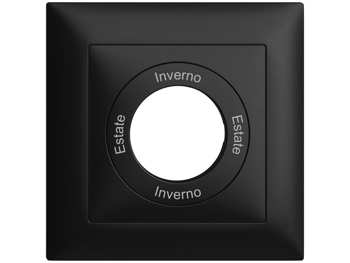 Frontset Estate-Inverno-Estato -Inverno EDIZIOdue 88×88 schwarz