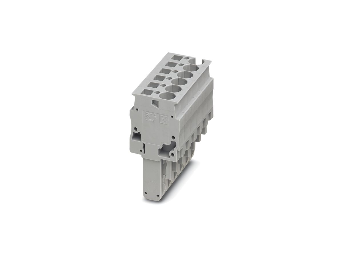 Stecker 0.08…6mm² grau Zugfederanschluss SP 4/7