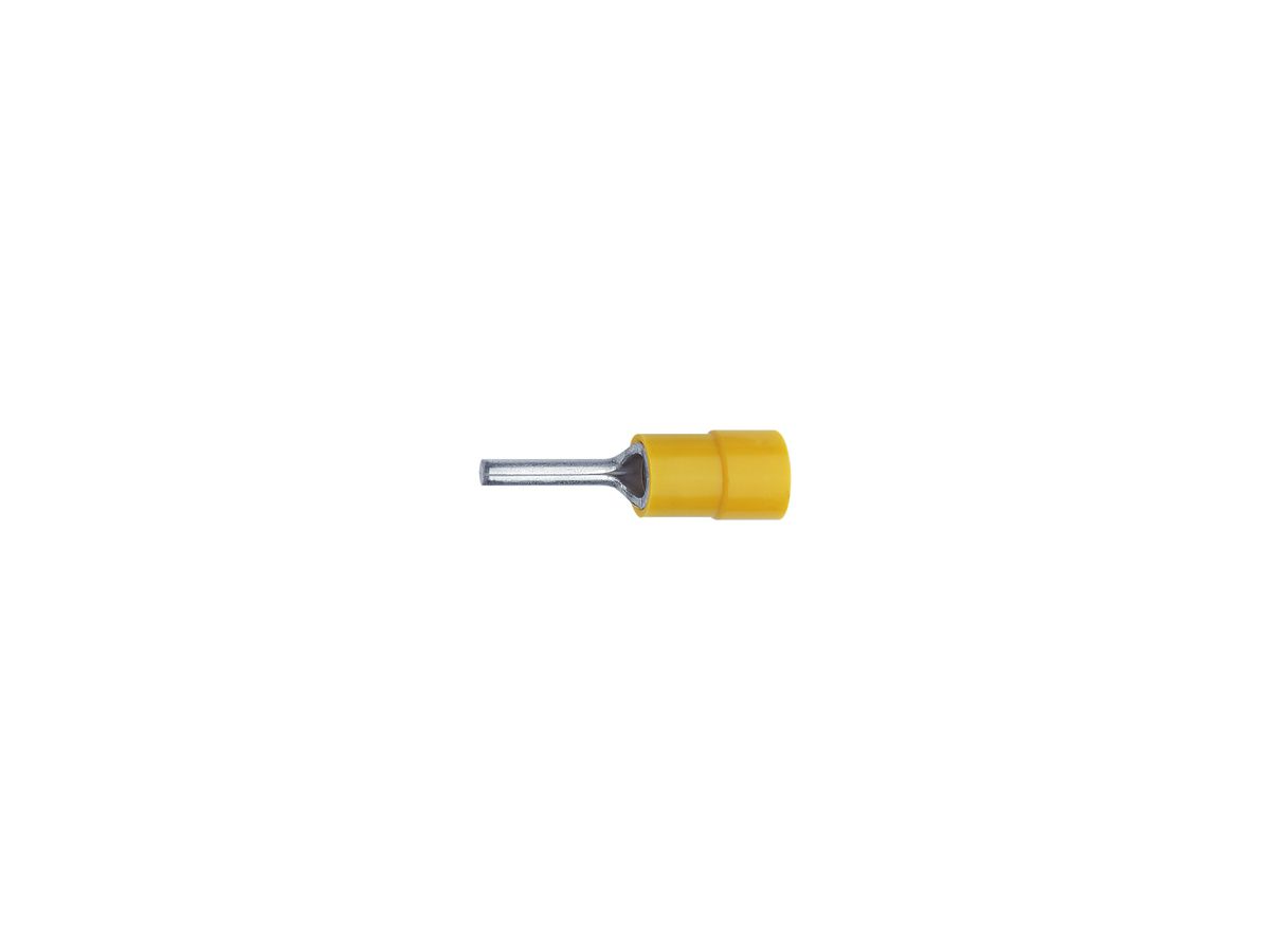 Quetschkabelschuh Stiftform Ferratec 2.5…6mm² gelb isoliert
