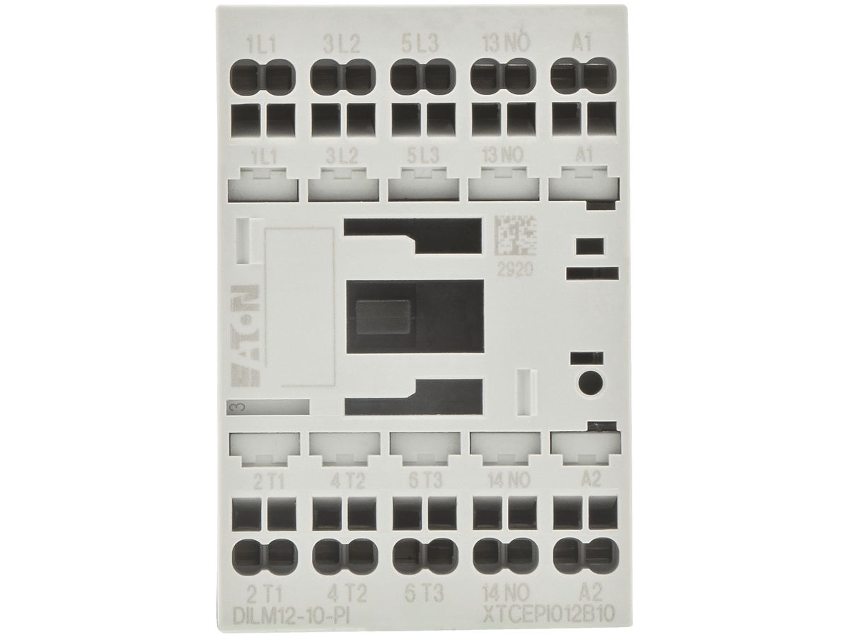 Leistungsschütz Eaton, 3P 5.5kW, 1S, 230V 50Hz, 240V 60Hz, Push-in-Klemmen
