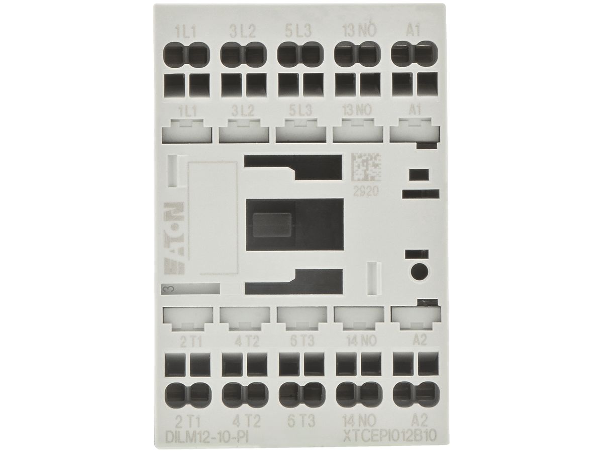 Leistungsschütz Eaton, 3P, 380V 400V 5.5kW, 1S, 220V 50/60Hz, Push-in-Klemmen