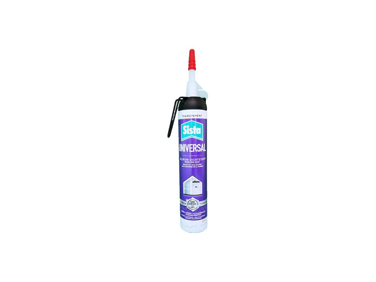 Silikon Klebe-/Dichtungmasse Sista Universal 200ml transparent