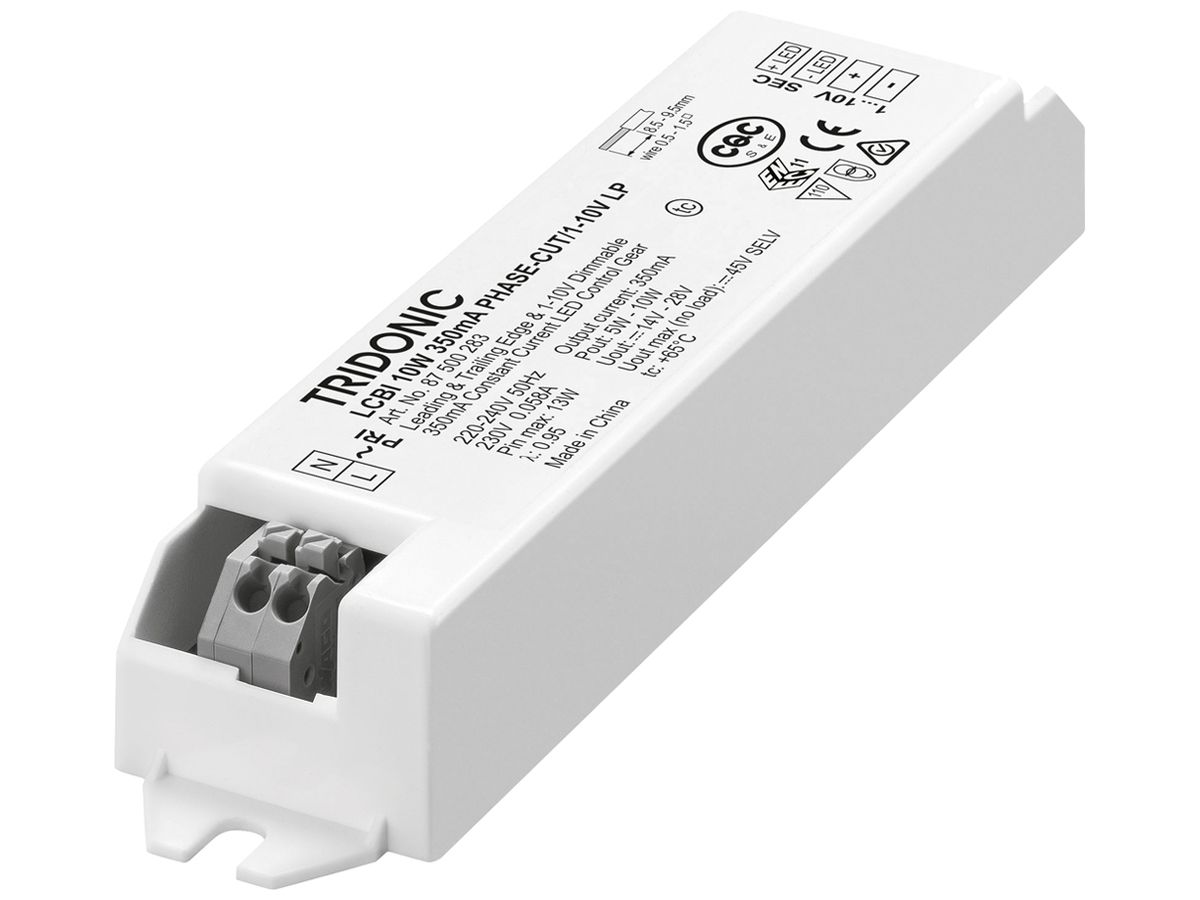 LED-Konverter Talexx LCBI 10W 500mA phase-cut/1…10V LP