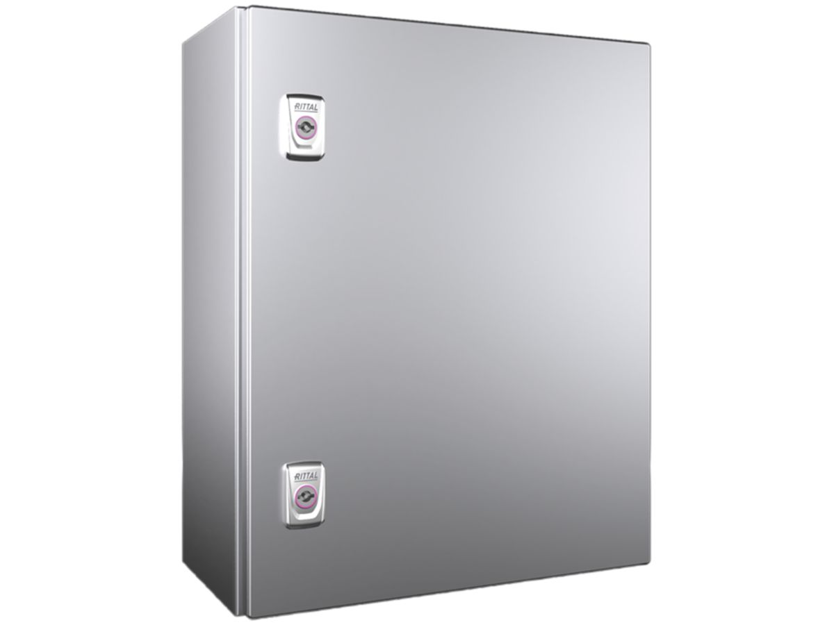 Kompakt-Schaltschrank Rittal AX, 1-türig, IP66, 400×500×210mm, Edelstahl V2A