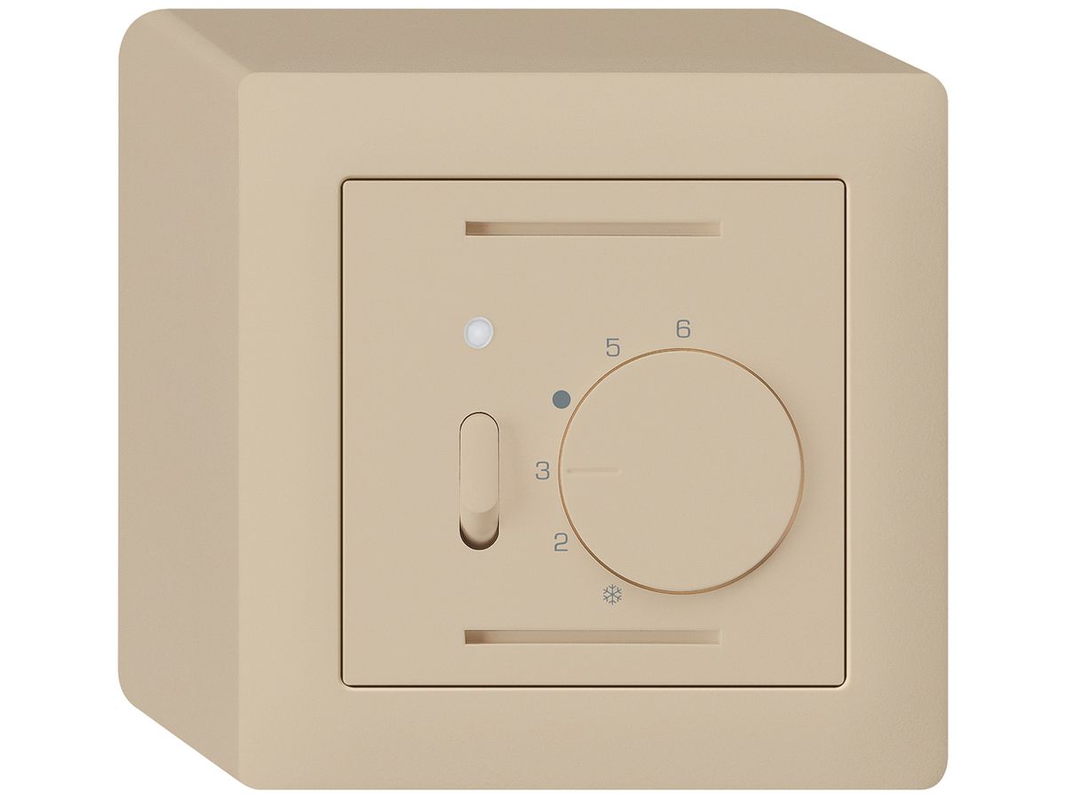 AP-Raumthermostat kallysto beige mit Schalter