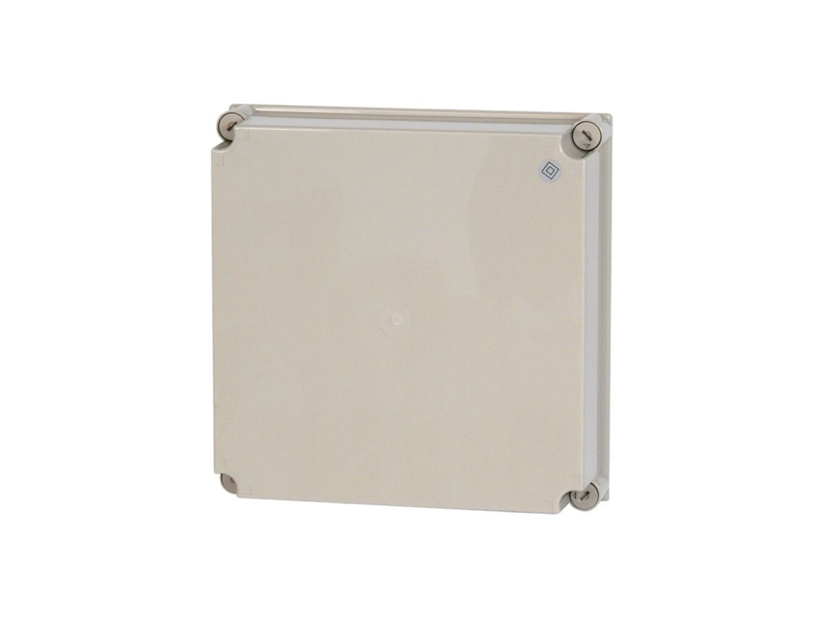 Deckel Eaton D250-CI48 375×375×70mm RAL7035 grau
