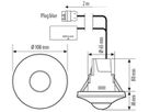 UP-Präsenzmelder ESYLUX PD-C 360bt/8 APC20 PS plus DALI-2 WINSTA CodeI weiss