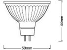 LED-Lampe PARATHOM MR16 50 GU5.3 8W 827 621lm 36°