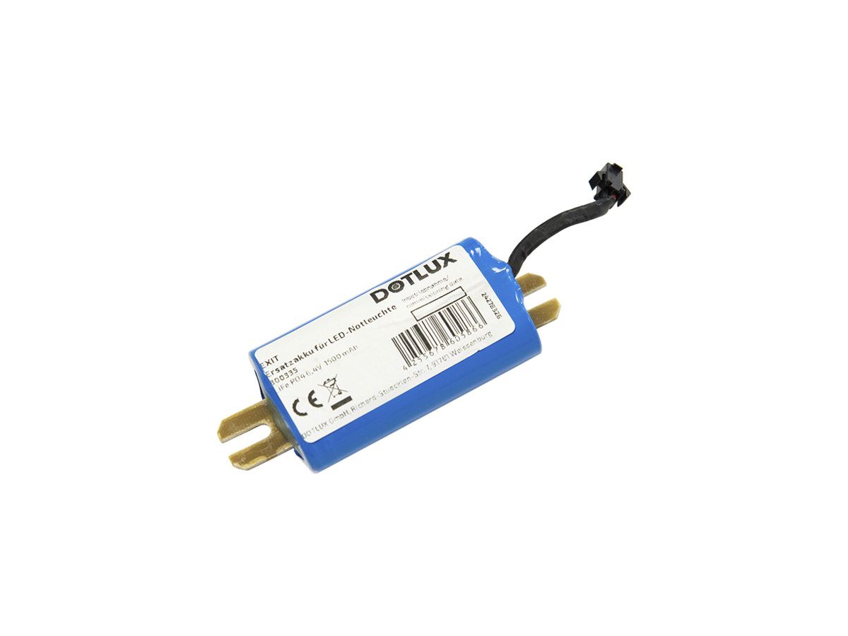 Akku DOTLUX SURFACEsensor-exit 6.4V 2595mAh Lithium-Ionen 95×40×20mm