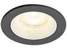 EB-LED-Deckenleuchte SLV NUMINOS XS 6.9W 1000lm 4000K WB DALI DIM Ø65×45mm sz/ws