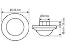 UP-Präsenzmelder ESYLUX PD-C 360/32 Slave, weiss