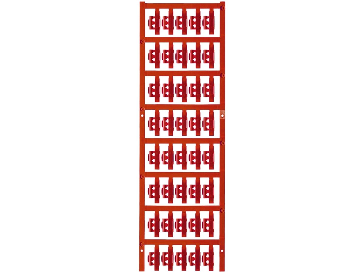 Leitermarkierer Weidmüller MultiCard SFC für Ø2…3.5mm 21×5.8mm PA66 rot