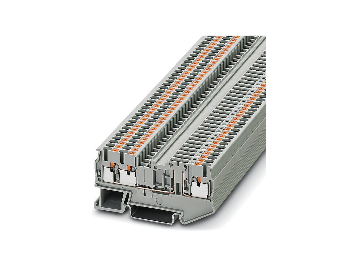 Reihenklemme Push-In TWIN, mit Trennstelle