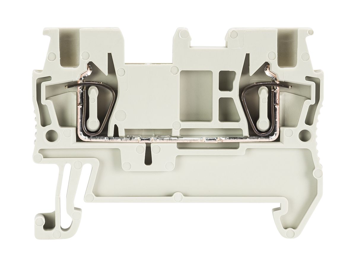 Durchgangs-Reihenklemme WKF 0.08…1.5mm² 17.5A 500V 2×Federz.1 Et.Hutsch.TH35 gr