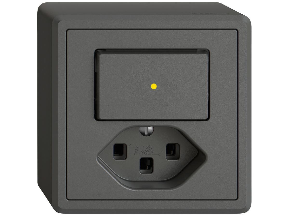 AP-Kombination EDIZIO.liv SNAPFIX® S6L+T23 Frontbeleuchtung gb dgu