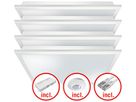 EB-LED-Leuchtenset ESYLUX CELINE-2 600×600 4×30W 840 16800lm opal