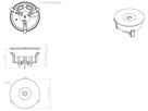 EB-LED-Sicherheitsleuchte AWIL-EL-421-WB Ø122mm 3.7W 230VAC 1h 240lm