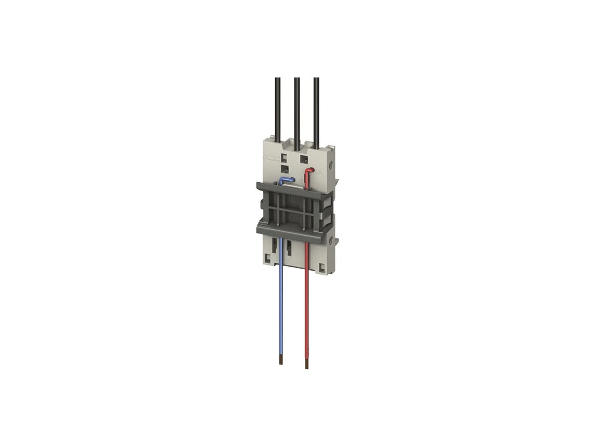 Adapter ABB ZMS933, für MS116/MS132 auf SMISSLINE TP, 3L oben, LA/LB unten