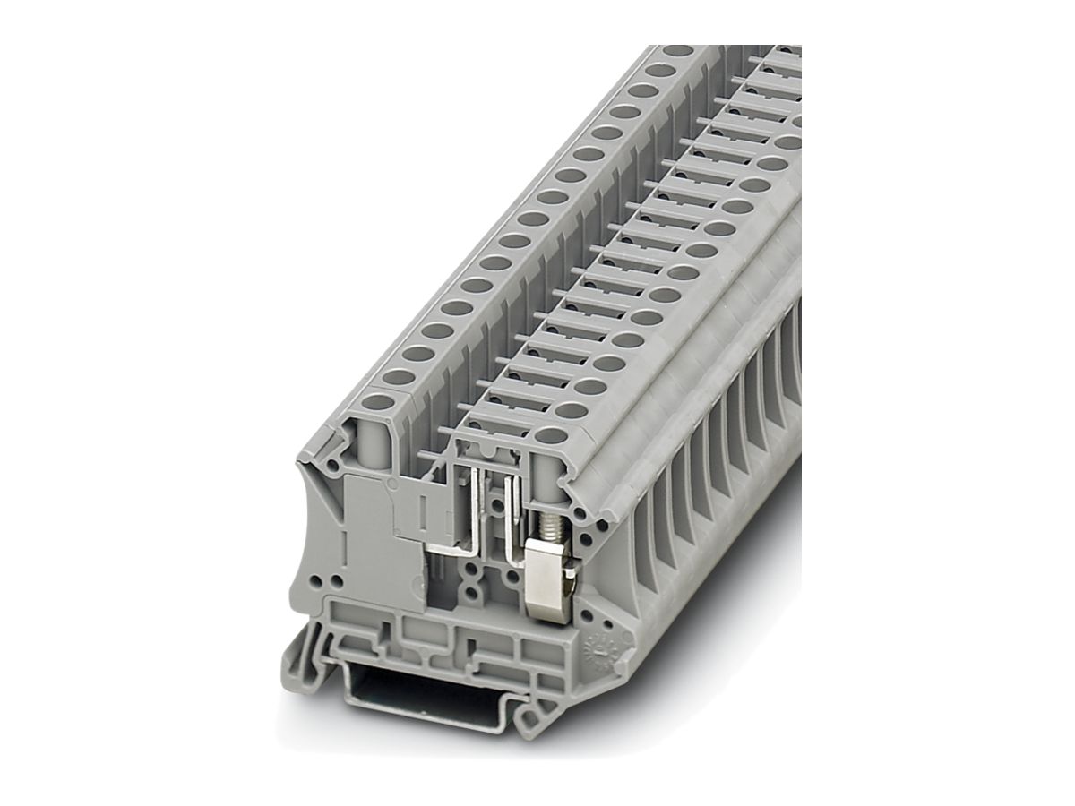 Trennklemme 0.08…4mm² grau Schraubanschluss, Trennstelle
