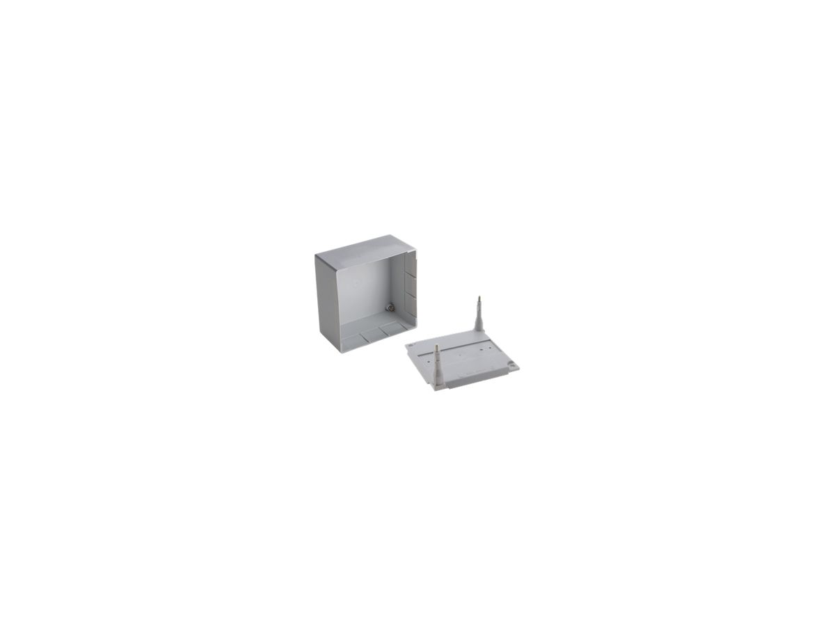 AP-Abzweigdose Woertz leer 95×95×51mm hellgrau