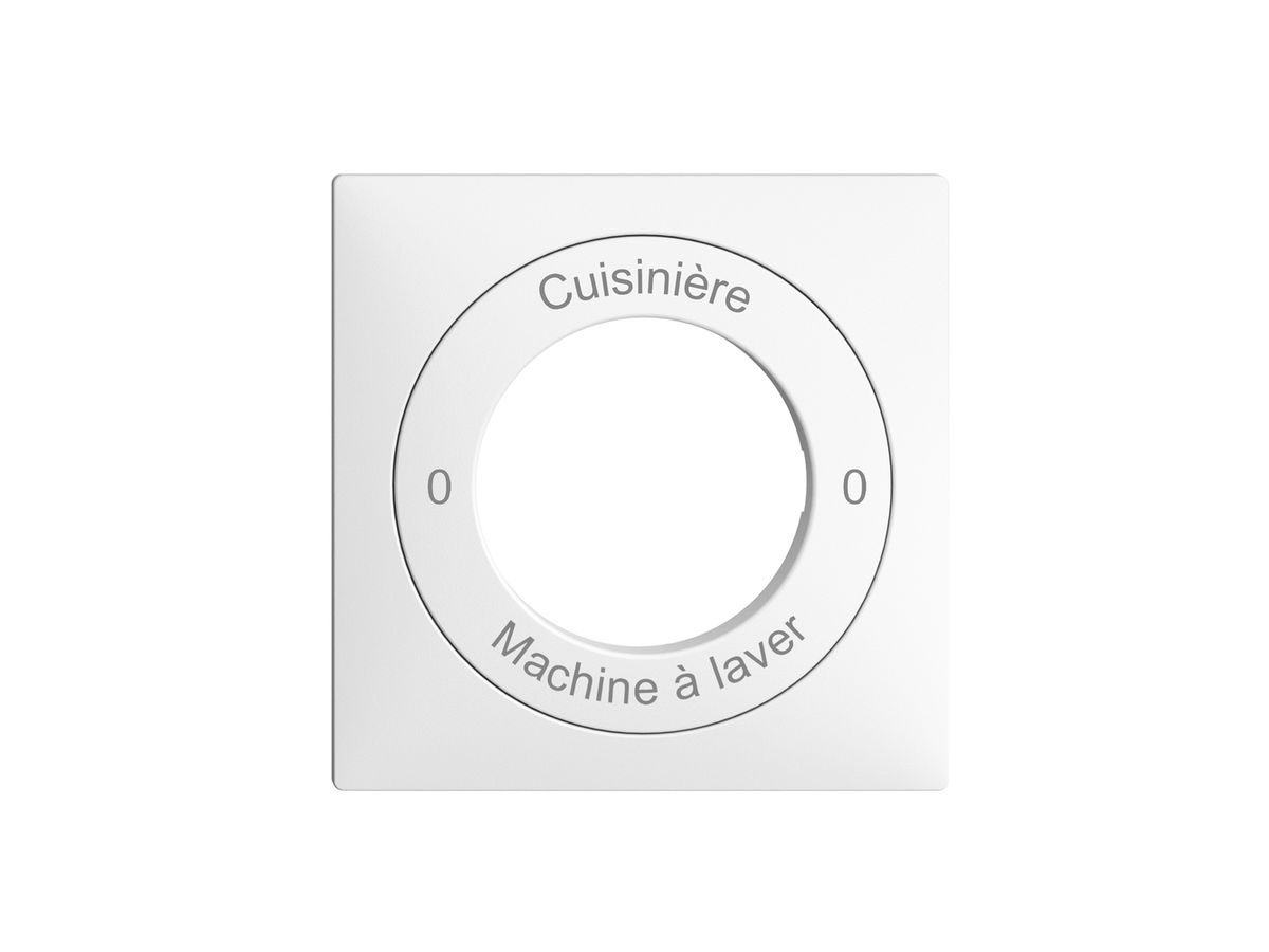 Frontset 0-Cuisinière-0-Machin à laver EDIZIOdue 60×60mm weiss