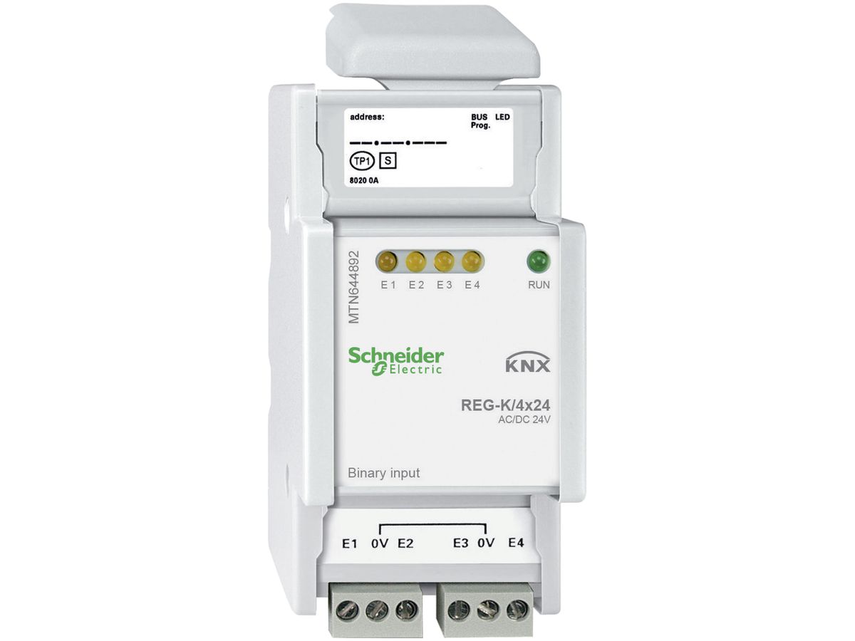 REG-Binäreingang KNX Schneider Electric 4×24V MTN644892