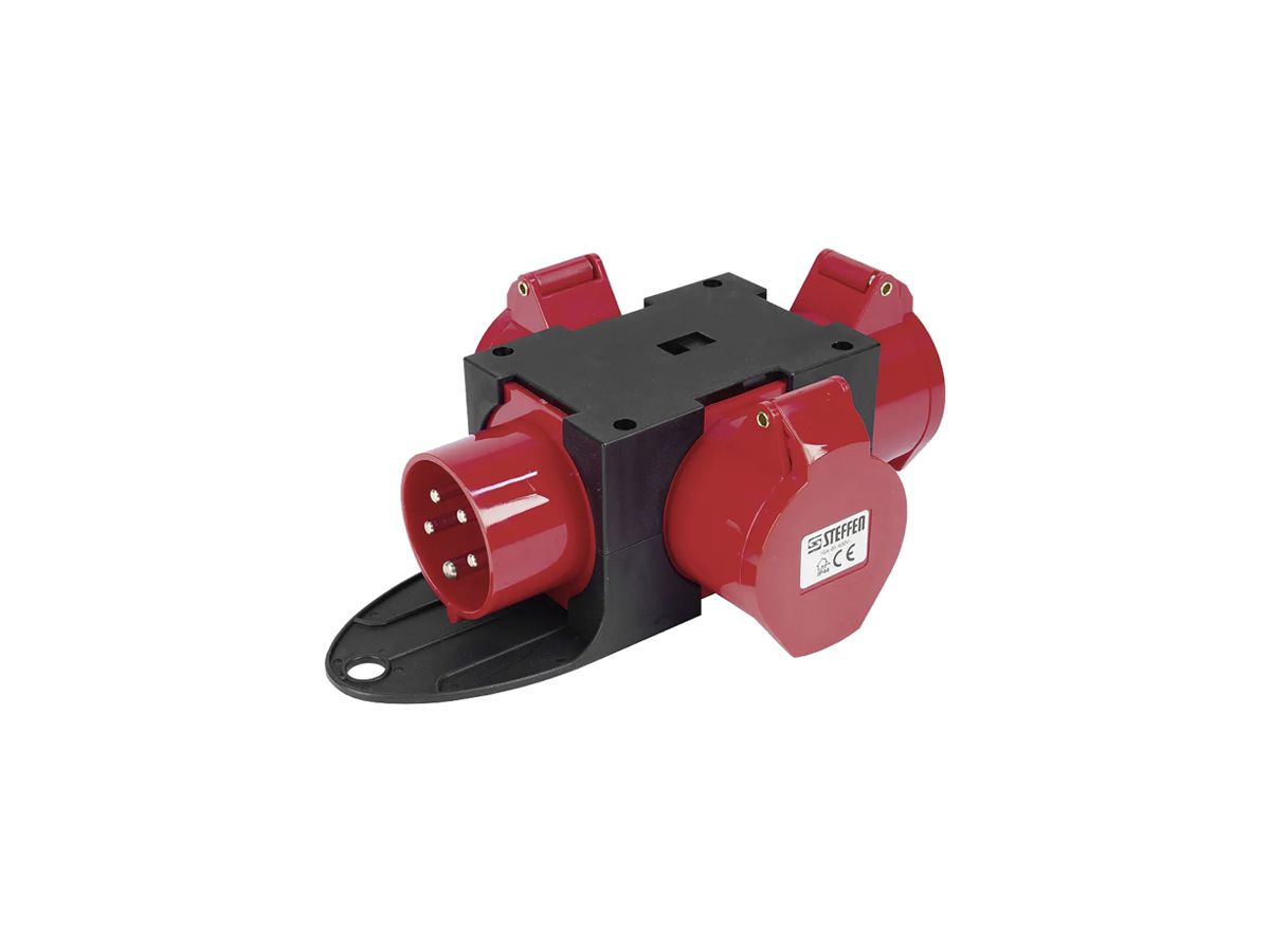 Stromverteiler A. Steffen 3×CEE 16A 5p 415V CEE 16A IP44