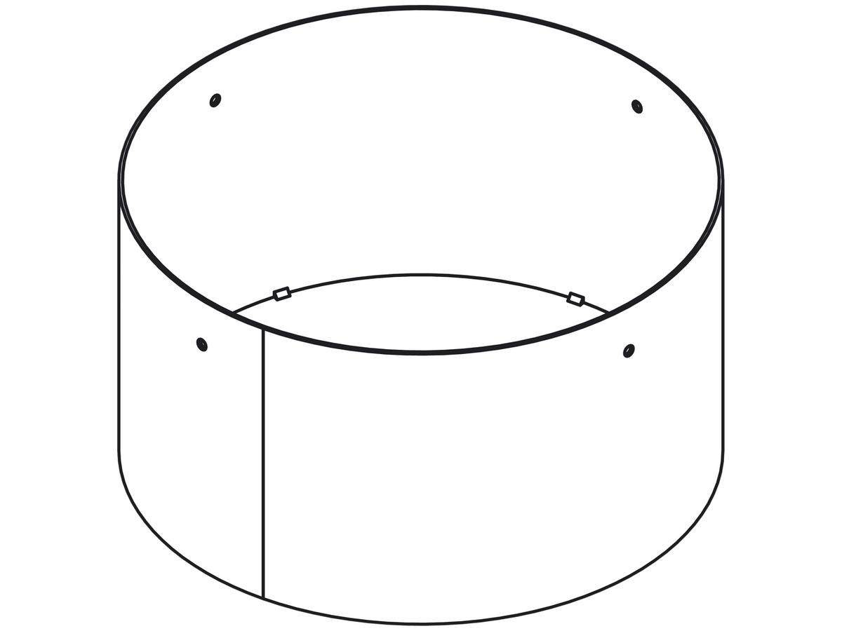 Einbetonierdose Lanz 8 FLF rund