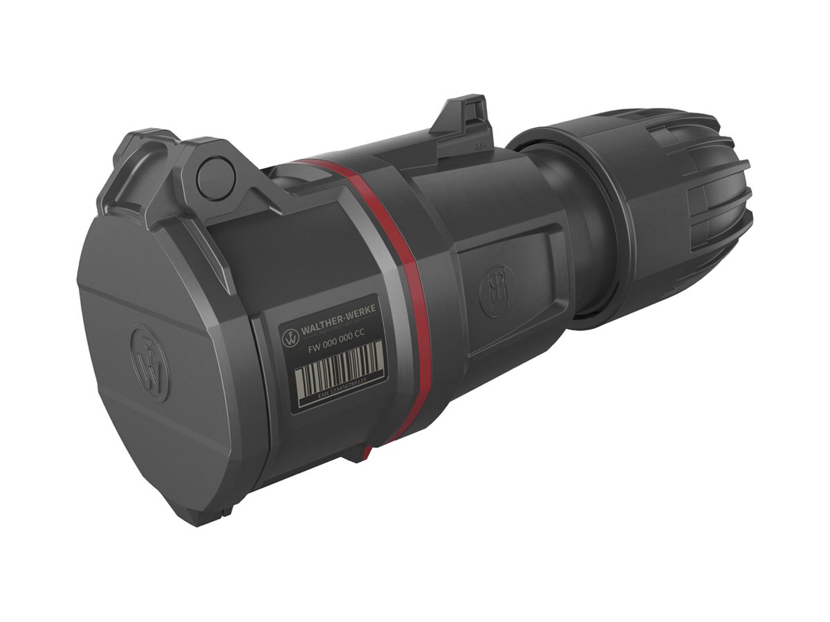 Kupplung CEE NEO 5P 32A 380…415V 6h rot IP54 Schraubklemme