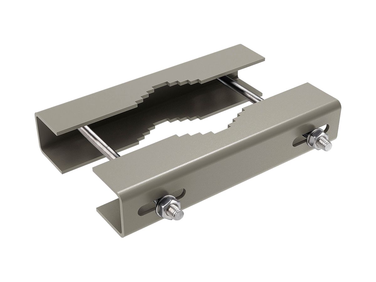 Mastklemmhalterung SLV FLOODLIGHT Stahl Ø150×260mm grau