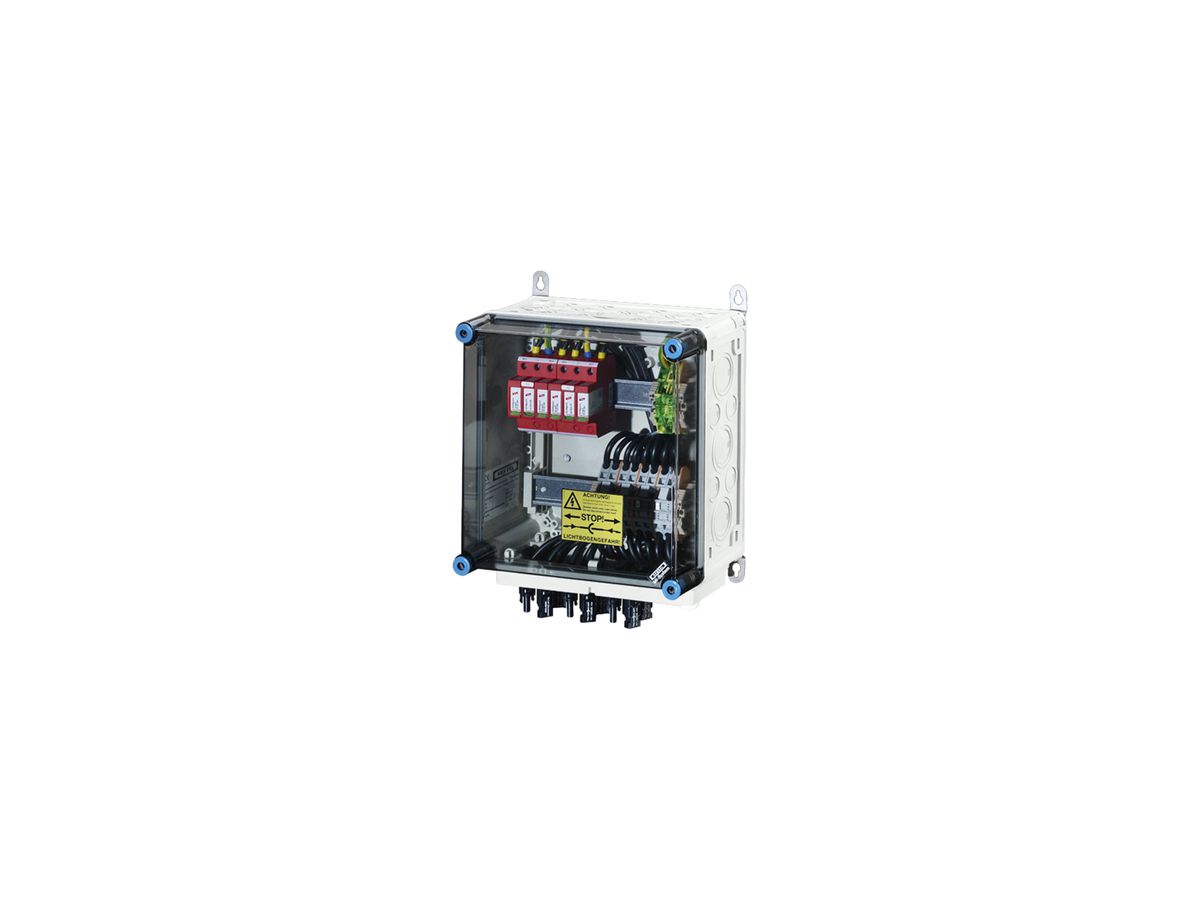PV Kasten ENYSUN Mi PV 1242 mit MC4-Stecker 2×DC Überspannungsableiter Typ 2