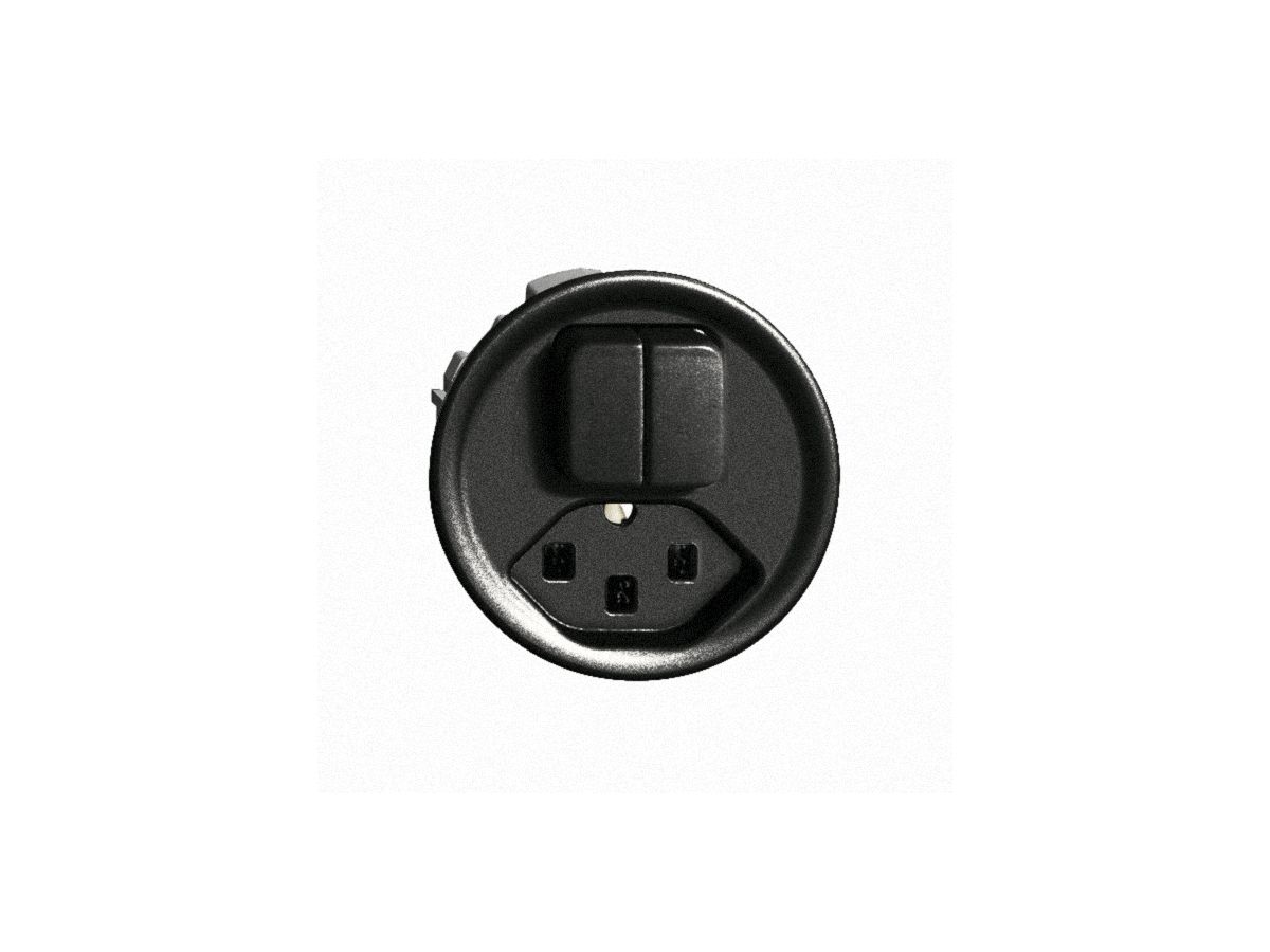 Kombination FH 2×A-R/1L+T23 schwarz 16A