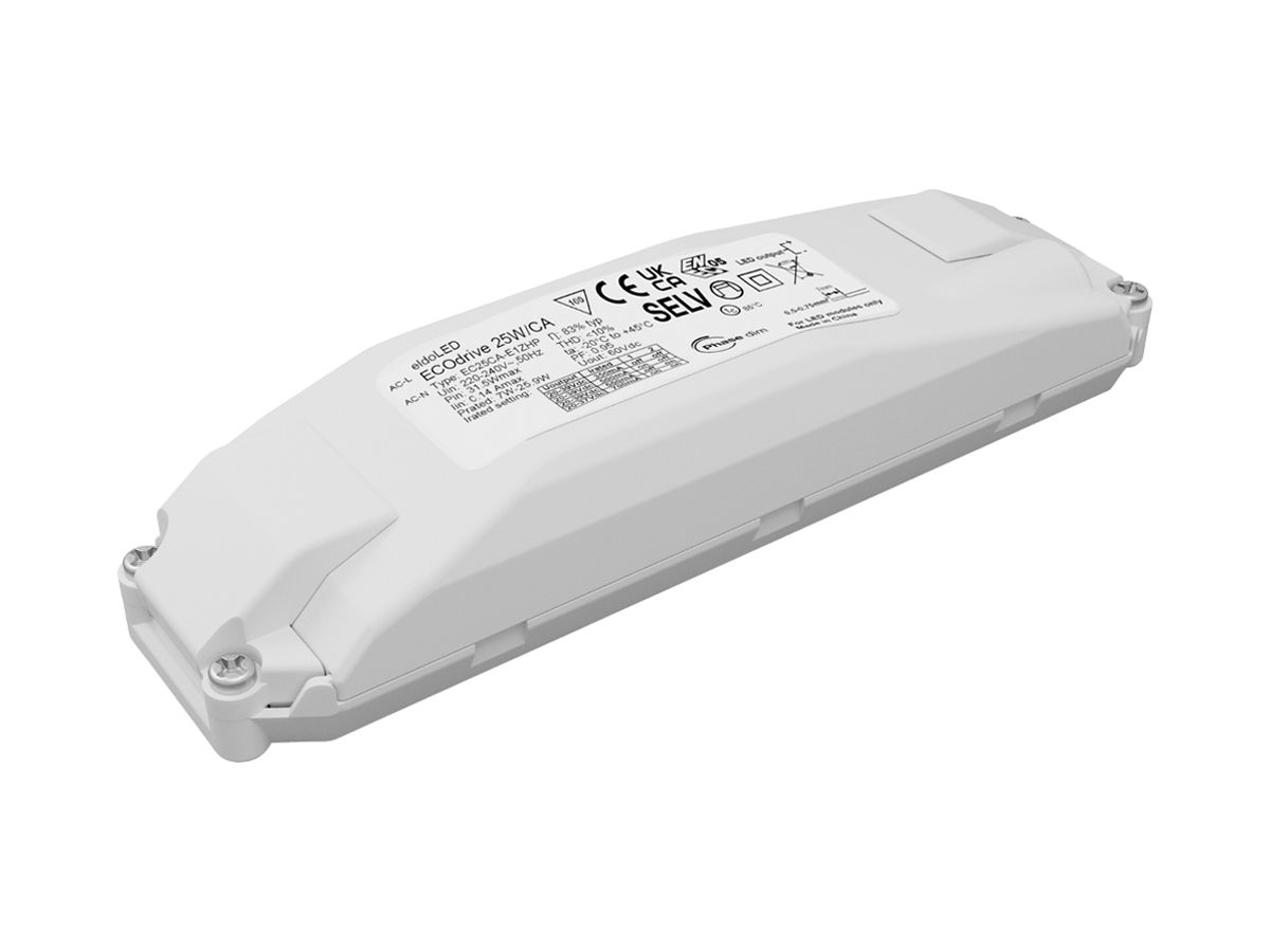 LED-Betriebsgerät eldoLED ECOdrive 25W OUT:20…39V 350…700mA DALI DALI2 DIM