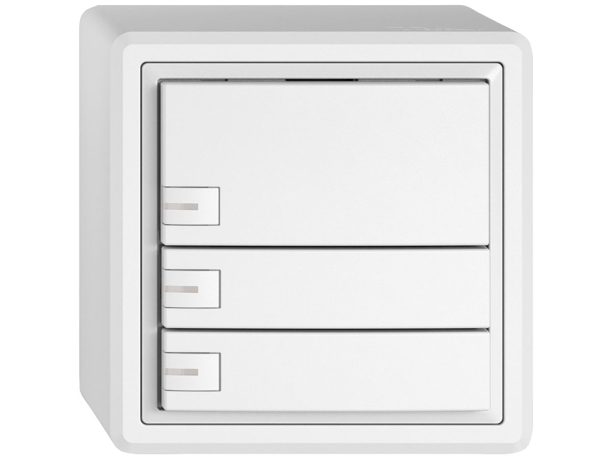 AP-KNX-Taster RGB EDIZIO.liv SNAPFIX® Temperaturfüh.RGB-LED 3×T 1-Tbed.ws