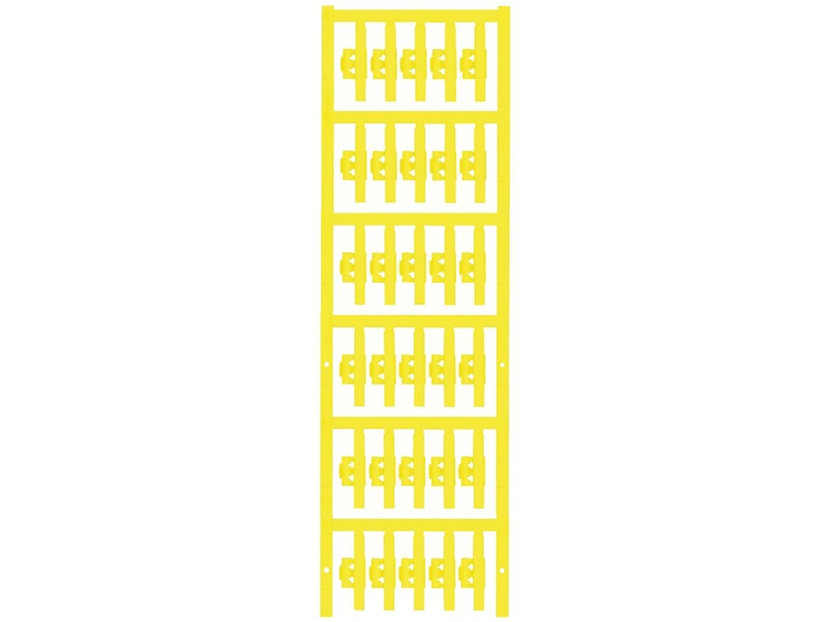 Leitermarkierer Weidmüller MultiCard SFC für Ø2…3.5mm 30×5.8mm PA66 gelb