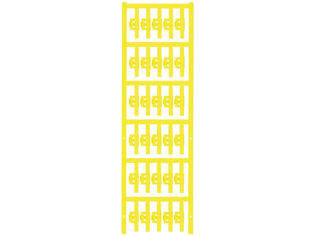 Leitermarkierer Weidmüller MultiCard SFC für Ø2…3.5mm 30×5.8mm PA66 gelb