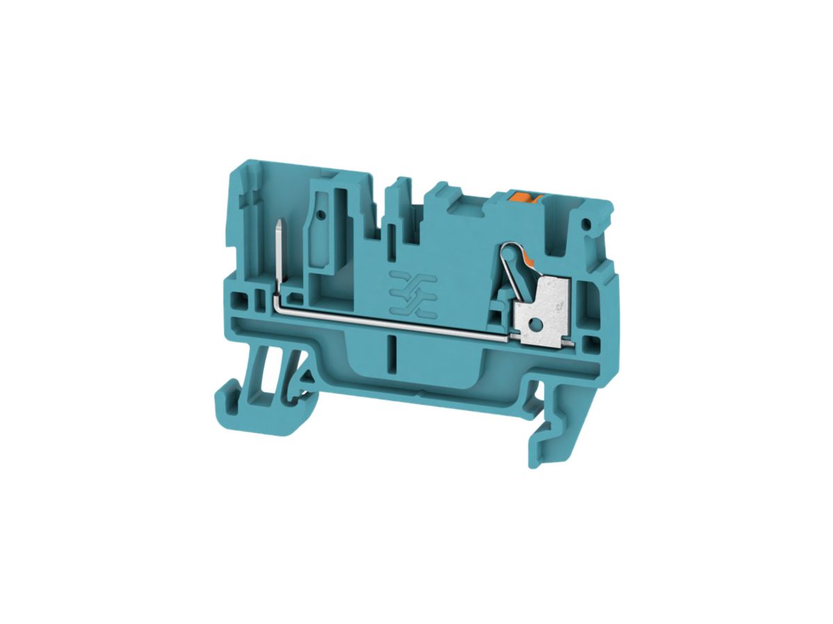 Durchgangs-Reihenklemme Weidmüller APGTB FT PUSH IN 2.5mm² TS35 blau