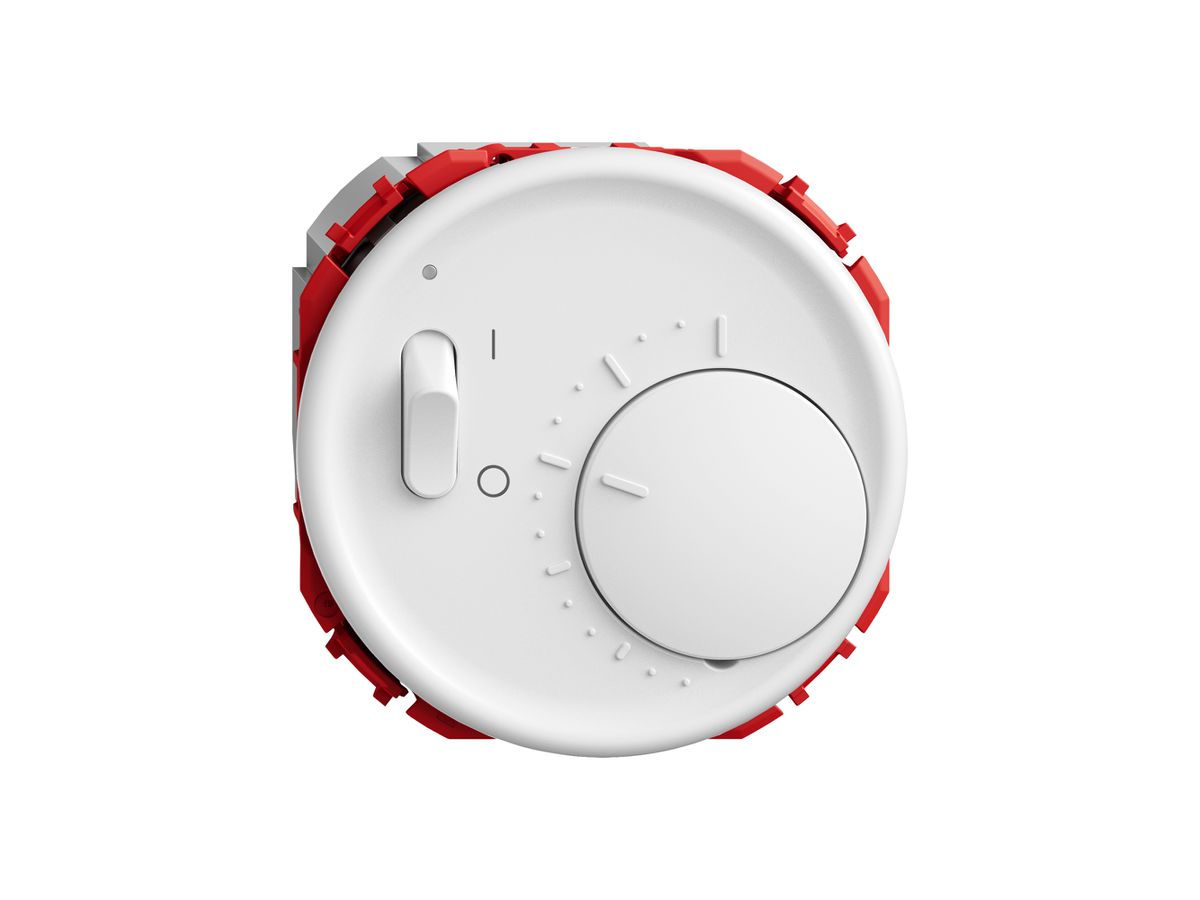 Raumthermostat STANDARDdue SNAPFIX® f.elektrische Bodenheizungen ws