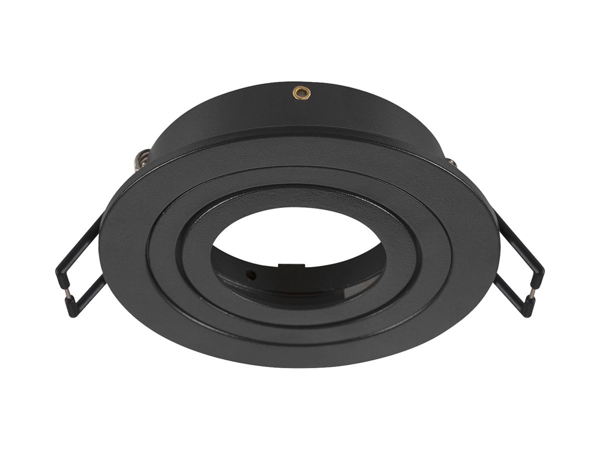 Einbaurahmen SLV NEW TRIA 75 Aluminium Ø93×26mm schwarz