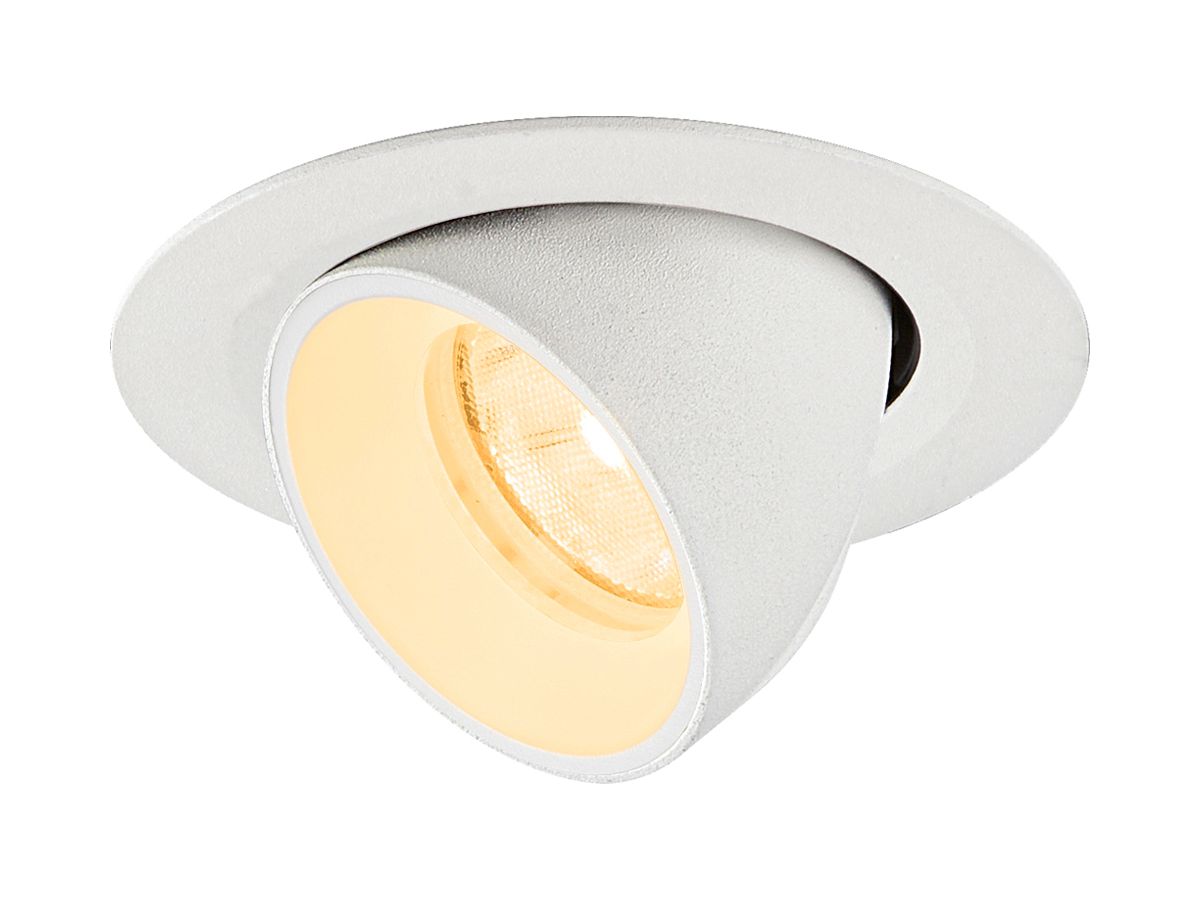 EB-LED-Spot SLV NUMINOS GIMBLE XS 6.9W 950lm 3000K NB DALI DIM Ø80×57mm ws