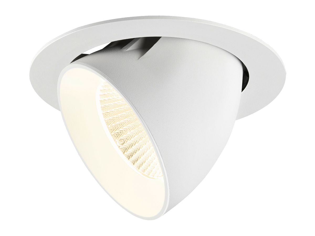 EB-LED-Spot SLV NUMINOS GIMBLE XL 24W 3800lm 4000K NB DALI DIM Ø190×135mm ws