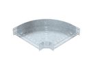 Bogen BET RB 90° 110×500mm Stahl feuerverzinkt