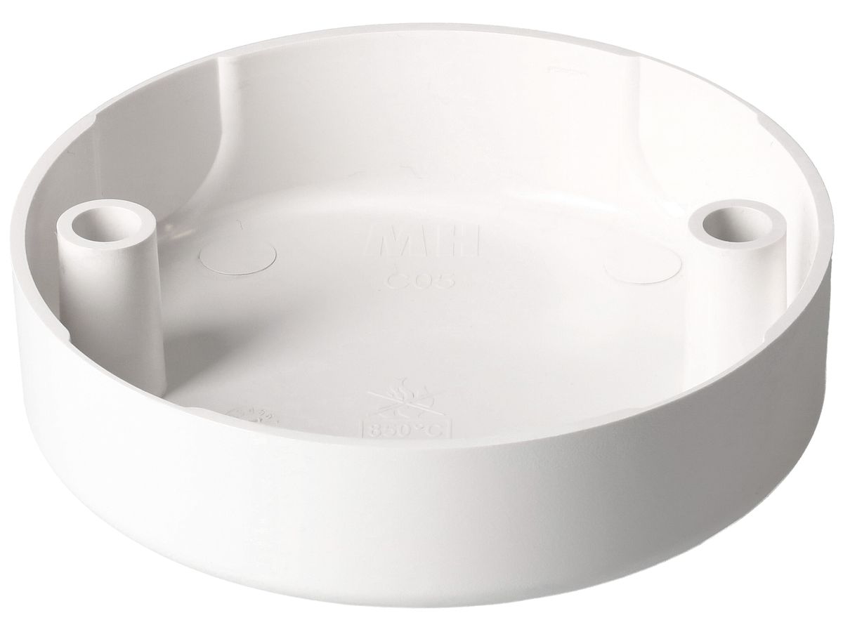 Deckenrosette MAX HAURI GDP 850°C Ø79.2×21mm weiss