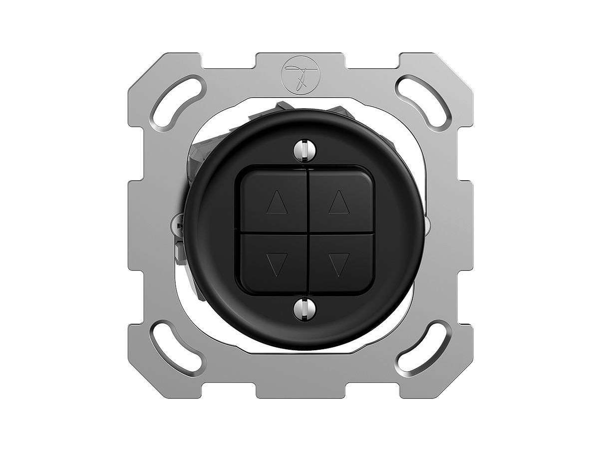 UP-Storentaster STANDARDdue QM schwarz 2-Kanäle